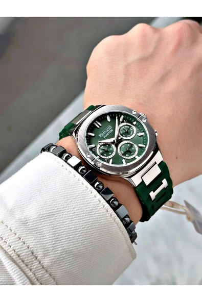 Ferrucci Function FCF 0225 03543S.02 Silikon Kordon Erkek Kol Saati - Resim 2