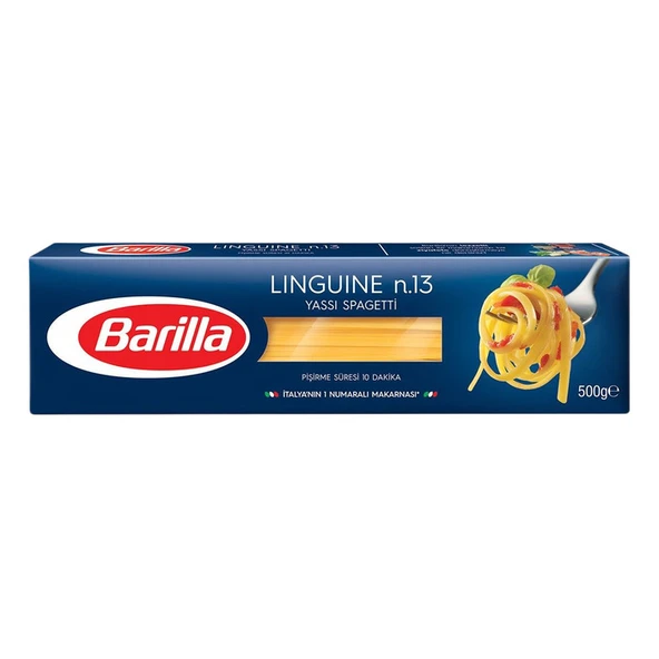 Barilla Makarna Linguini Yassı Spagetti 500 Gr