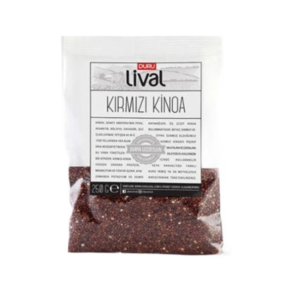 Duru Lival Kırmızı Kinoa 250 Gr