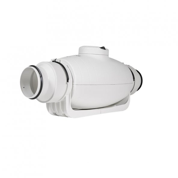 Soler & Palau TD 250/100 Susturuculu Ultra Sessiz 240 m³/h Ø100mm Yuvarlak Kanal Fanı Soler Palau Silent Tasarruflu AGMair Agm Havalandırma