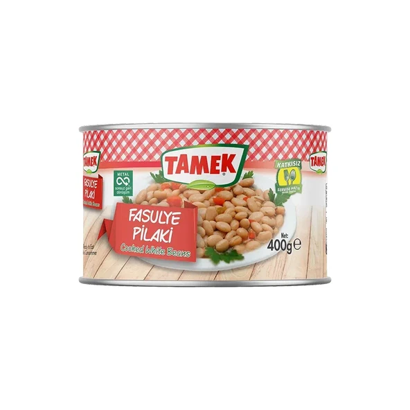Tamek Barbunya ve Fasulye Pilaki Konserve 400 gr x 4 lü Karma Paket - Resim 3