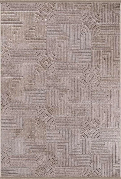 Kreasyon Özel Öçü Halı Trendo Koleksiyonu TR002 Vizon Vizon 160 x 350 cm
