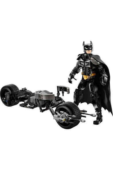 LEGO DC Batman: Batman Yapım Figürü ve Bat-Pod Motosiklet 76273 - 12 Yaş ve Üzeri Süper Kahram - 4