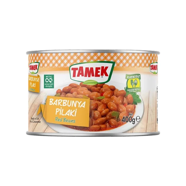 Tamek Barbunya ve Fasulye Pilaki Konserve 400 gr x 4 lü Karma Paket - 2