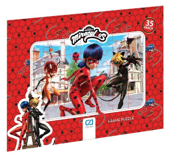 Ca Games Miraculous 35 Parça Frame Puzzle CA.5022