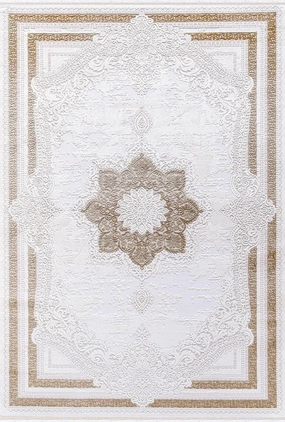 Kreasyon Halı Oda Halısı 120x180 Elkenz EK008 Krem