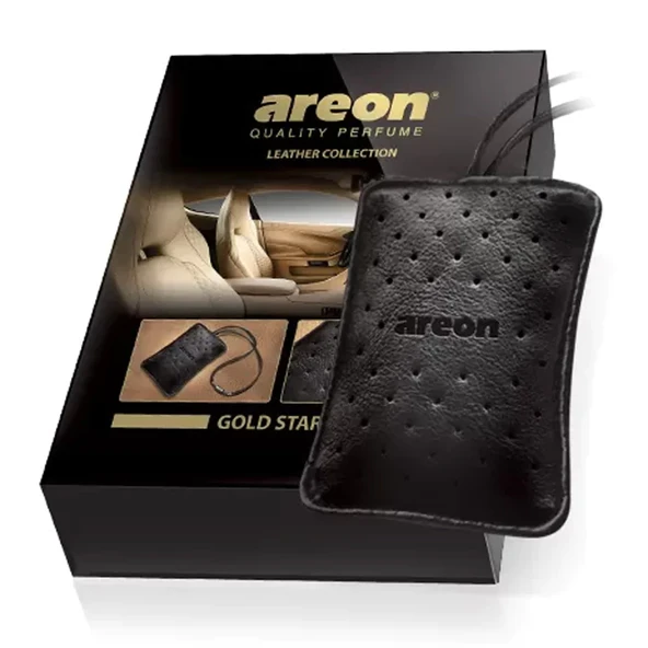 Areon Leather Collection Gold Star Oto Araç Kokusu ürün görseli
