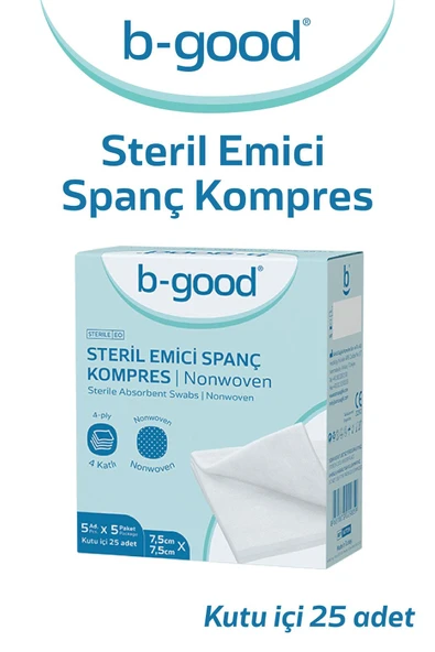 B-Good Nw Steril Emici Gaz Kompresi 25'li