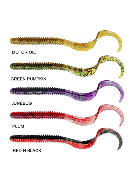 Savage Gear Rib Worm 9cm 3gr 10 Adet Silikon Yem - Resim 2