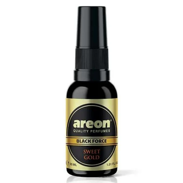 Areon Black Force 30 Ml Sweet Gold Oto Araç Spreyi ürün görseli