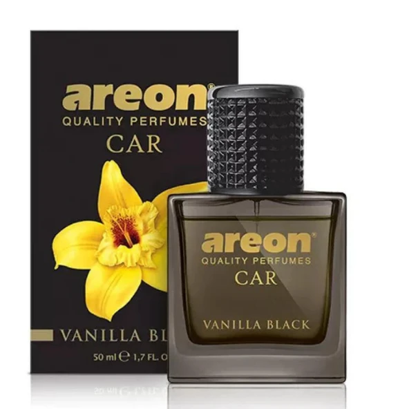 Areon Car Perfume 50 Ml Vanilla Black Oto Araç Parfümü ürün görseli