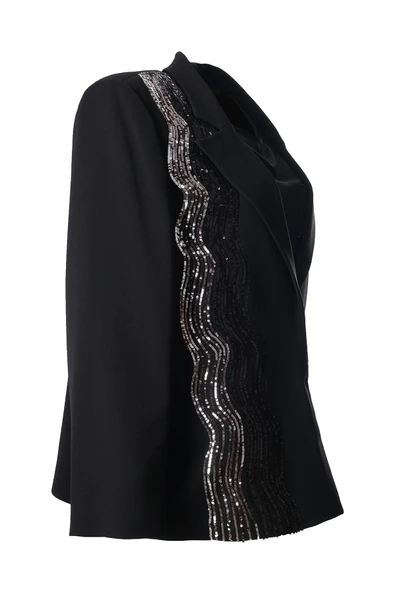 Faik Sönmez Oversize Minimalist Sırt Detaylı Kadın Ceket - Günlük & Özel Gün - 3