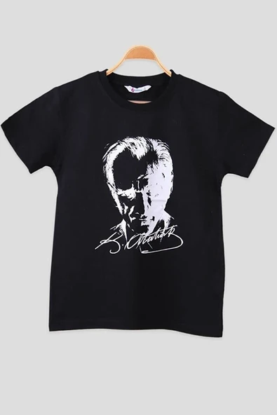 Unisex Genç Yetişkin Bayrak Ay Yıldızlı Ve Atatürklü 23 Nisan 29 Ekim 10 Kasım Gösteri T-shirt