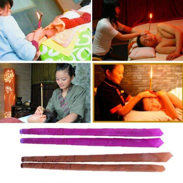 Evde Doğal Aromaterapi Kulak İçi Buşon Dış Kulak Bakım Aracı Kiri Temizleme Mumu Balmumu Wax  2li - 10
