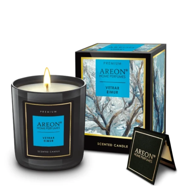 Areon Candles Premium Vetrar Eimur Lüks Kokulu Mum