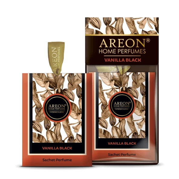 Areon Sachet Premium Vanilla Black Dolap Ve Çekmece Kokusu