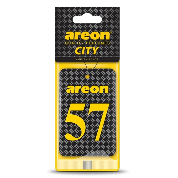 Areon City Vanilla Black 57 Oto Araç Kokusu ürün görseli