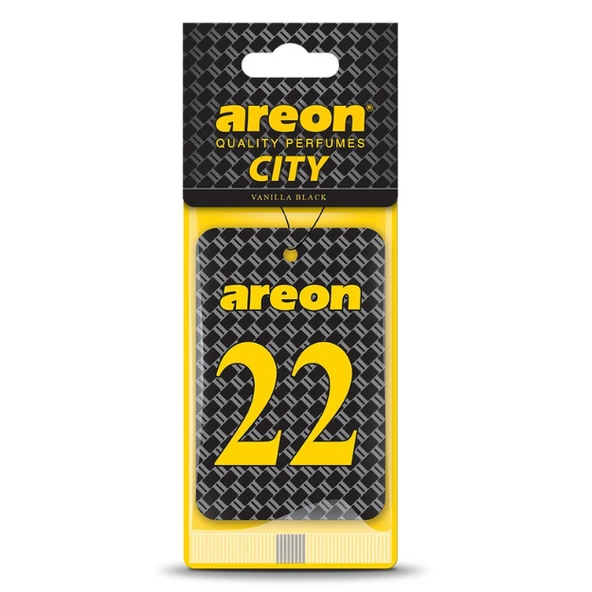 Areon City Vanilla Black 22 Oto Araç Kokusu ürün görseli