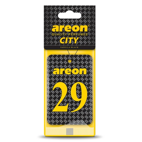 Areon City Vanilla Black 29 Oto Araç Kokusu ürün görseli