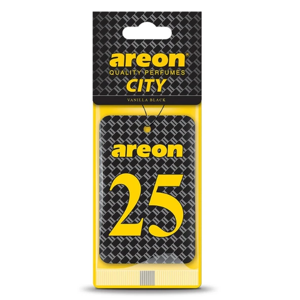 Areon City Vanilla Black 25 Oto Araç Kokusu - 1