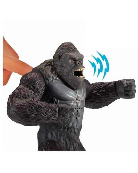 Godzilla X Kong Sesli Delüks Aksiyon Figürü 18 cm Kong 35507 - 4