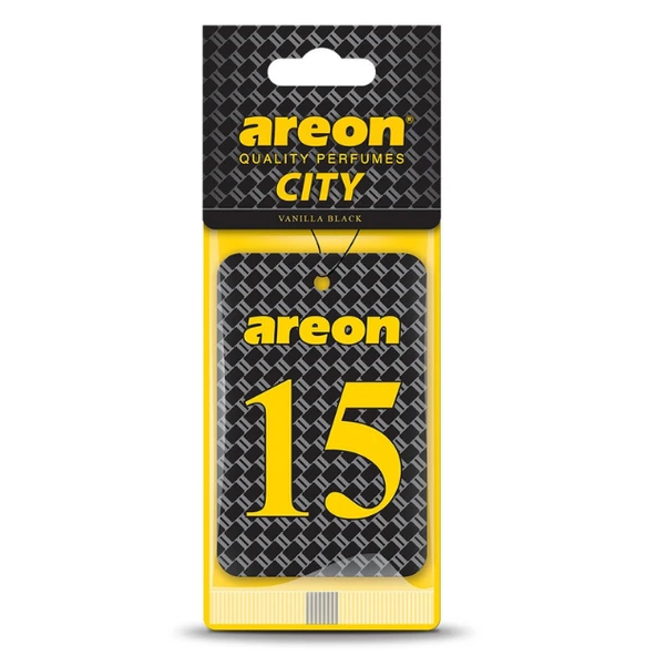 Areon City Vanilla Black 15 Oto Araç Kokusu ürün görseli