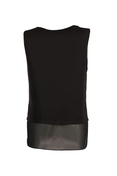 Ysatis V Yaka Kolsuz Şifon Bluz - Minimalist Günlük Tarz - 7