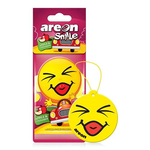 Areon Smile Dry Apple Cinnamon Oto Araç Kokusu ürün görseli