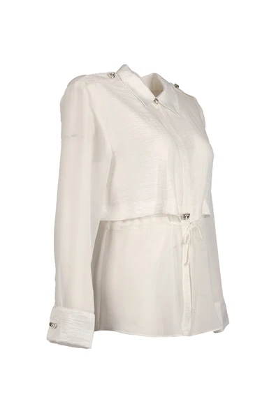 Ysatis Minimalist Uzun Kol Şifon Gömlek - Günlük & İş