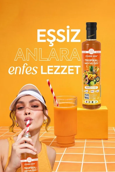 Zühre Ana Tropikal Meyve Özü 640 Gr - 4