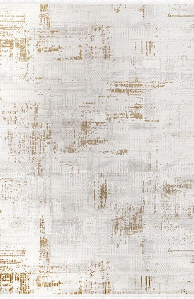 Kreasyon Halı Kişiye Özel Ölçü Salon Halısı 200x500 Bereket BE002 Krem