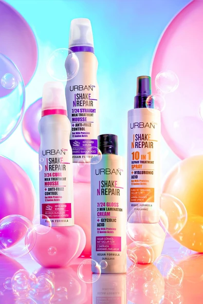 Urban Care Shake N Repair 7/24 Kabaran ve Bukleli Saçlara Özel Saç Bakım Köpüğü 150 ml-vegan - 6