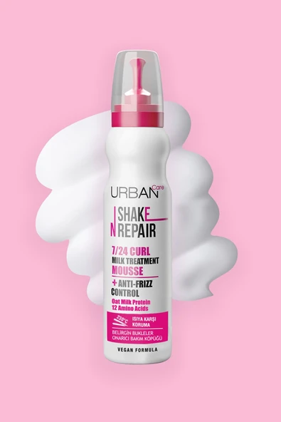 Urban Care Shake N Repair 7/24 Kabaran ve Bukleli Saçlara Özel Saç Bakım Köpüğü 150 ml-vegan - 2