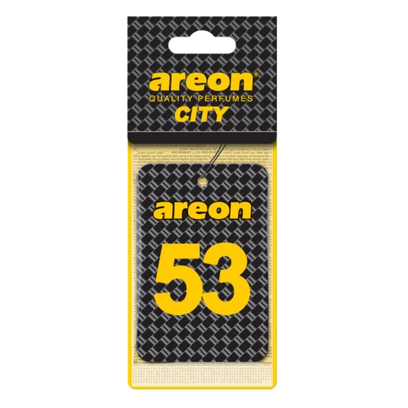 Areon City Vanilla Black 53 Oto Araç Kokusu ürün görseli