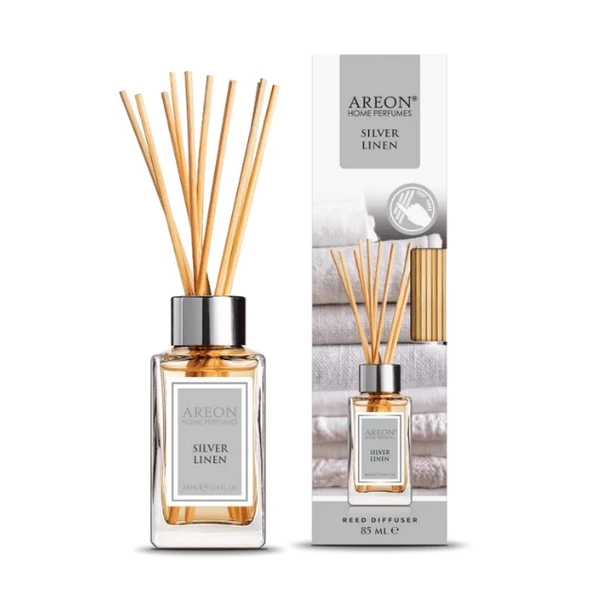 Areon Classic Silver Linen 85 Ml Bambu Çubuklu Oda Kokusu ürün görseli