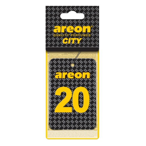 Areon City Vanilla Black 20 Oto Araç Kokusu ürün görseli