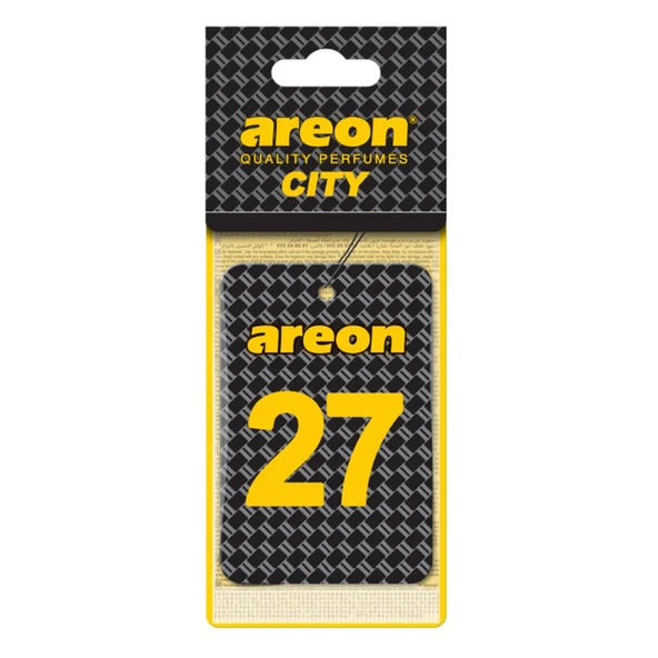 Areon City Vanilla Black 27 Oto Araç Kokusu ürün görseli