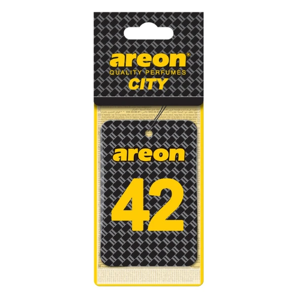 Areon City Vanilla Black 42 Oto Araç Kokusu ürün görseli