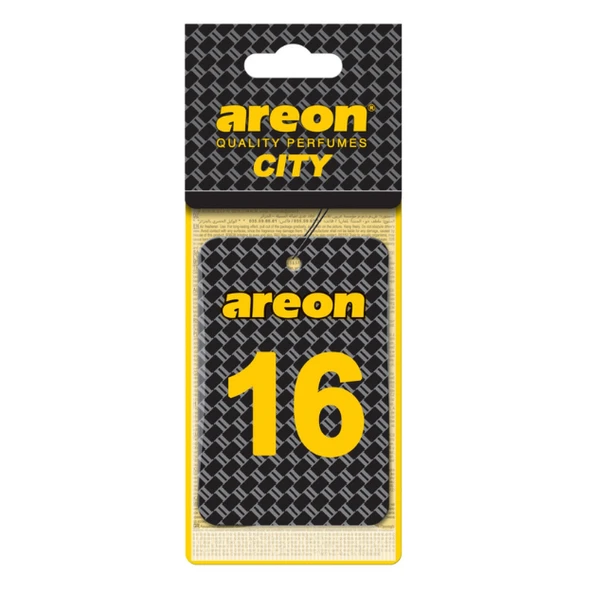 Areon City Vanilla Black 16 Oto Araç Kokusu ürün görseli