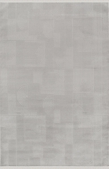 Kreasyon Halı Kişiye Özel Ölçü Yolluk Halısı 100x300 Akasya AK004 Gri