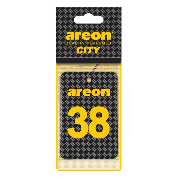 Areon City Vanilla Black 38 Oto Araç Kokusu ürün görseli