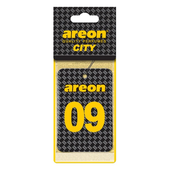 Areon City Vanilla Black 09 Oto Araç Kokusu - 1