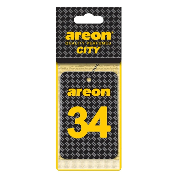 Areon City Vanilla Black 34 Oto Araç Kokusu ürün görseli