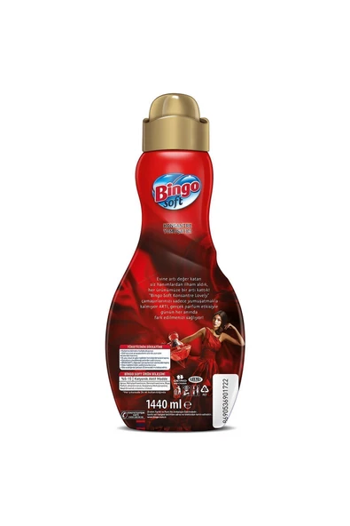 Bingo Soft Konsantre Çamaşır Yumuşatıcısı Lovely 1440 ml Ekonomi Paketi 6'lı - 3