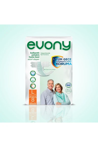 Evony Yetişkin Bezi Large 8'li