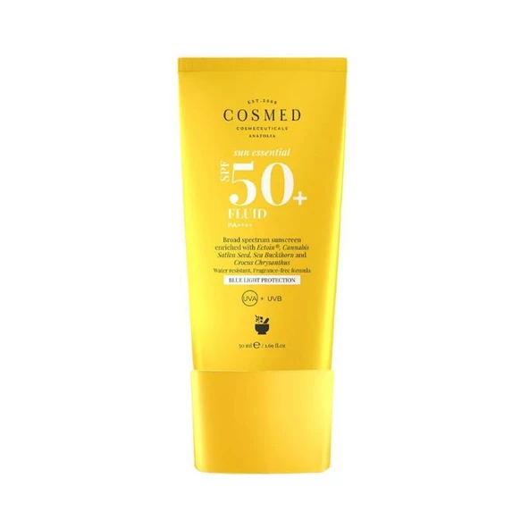 Sun Essential Fluid SPF 50 Tüm Cilt Tipleri için Yüz Güneş Kremi Yeni Nesil Filtreler 50 ml