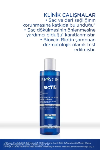 Bioxcin Biotin Günlük Şampuan 300 ml - 8