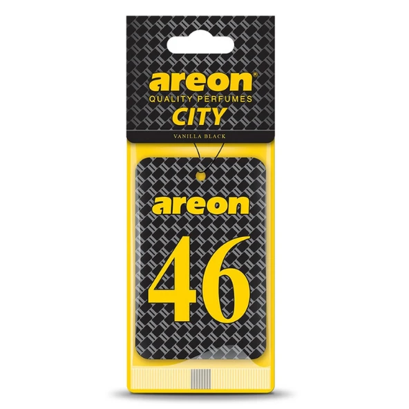 Areon City Vanilla Black 46 Oto Araç Kokusu ürün görseli