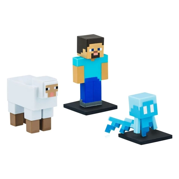 Minecraft 3D Figür Toppeez 3'iü Set Model 5