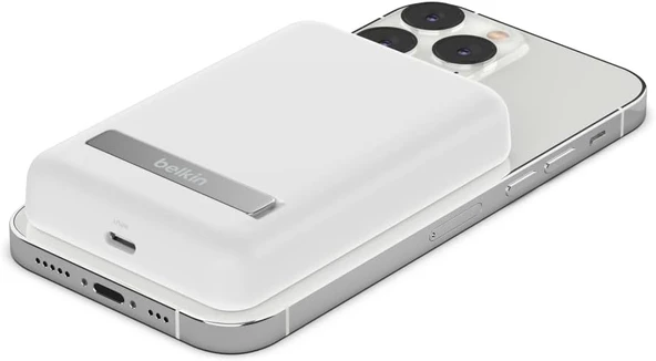 Belkin 5000mAh Manyetik Kablosuz Power Bank, MagSafe ile Uyumlu Taşınabilir Şarj - 2